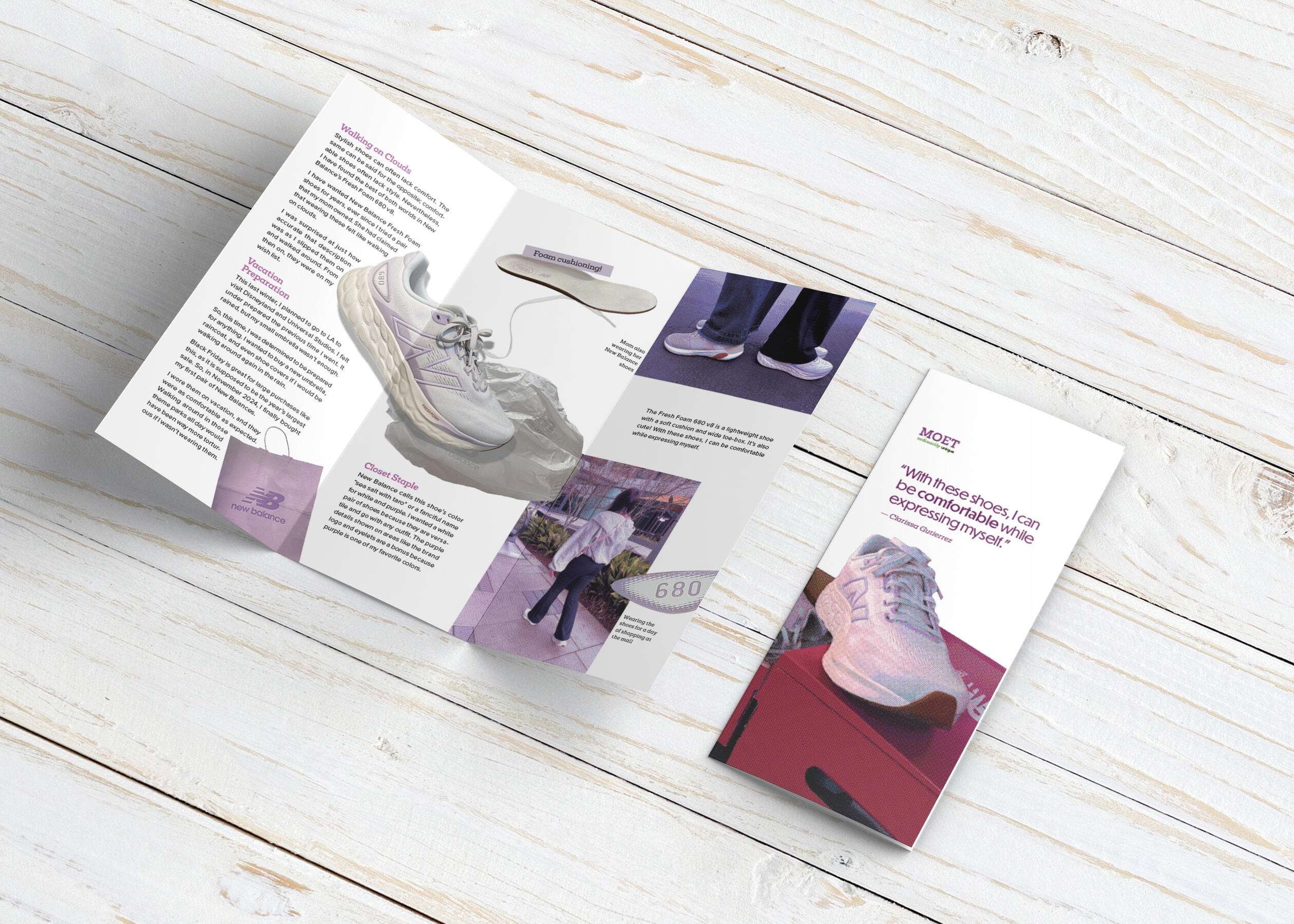 Museum of Everyday Things Brochure Layout Design & Photography Adobe Indesign, Photoshop April 2025