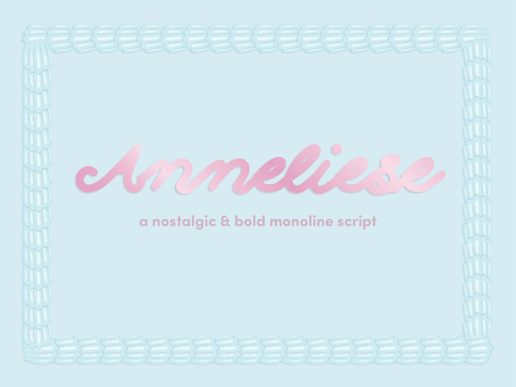 Anneliese Type Design Adobe Illustrator, InDesign, & Calligraphr November 2025
